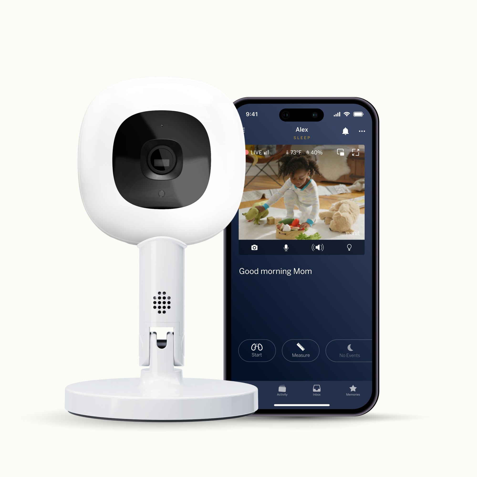 Additional view 2 of Nanit Pro Smart Baby Monitor
