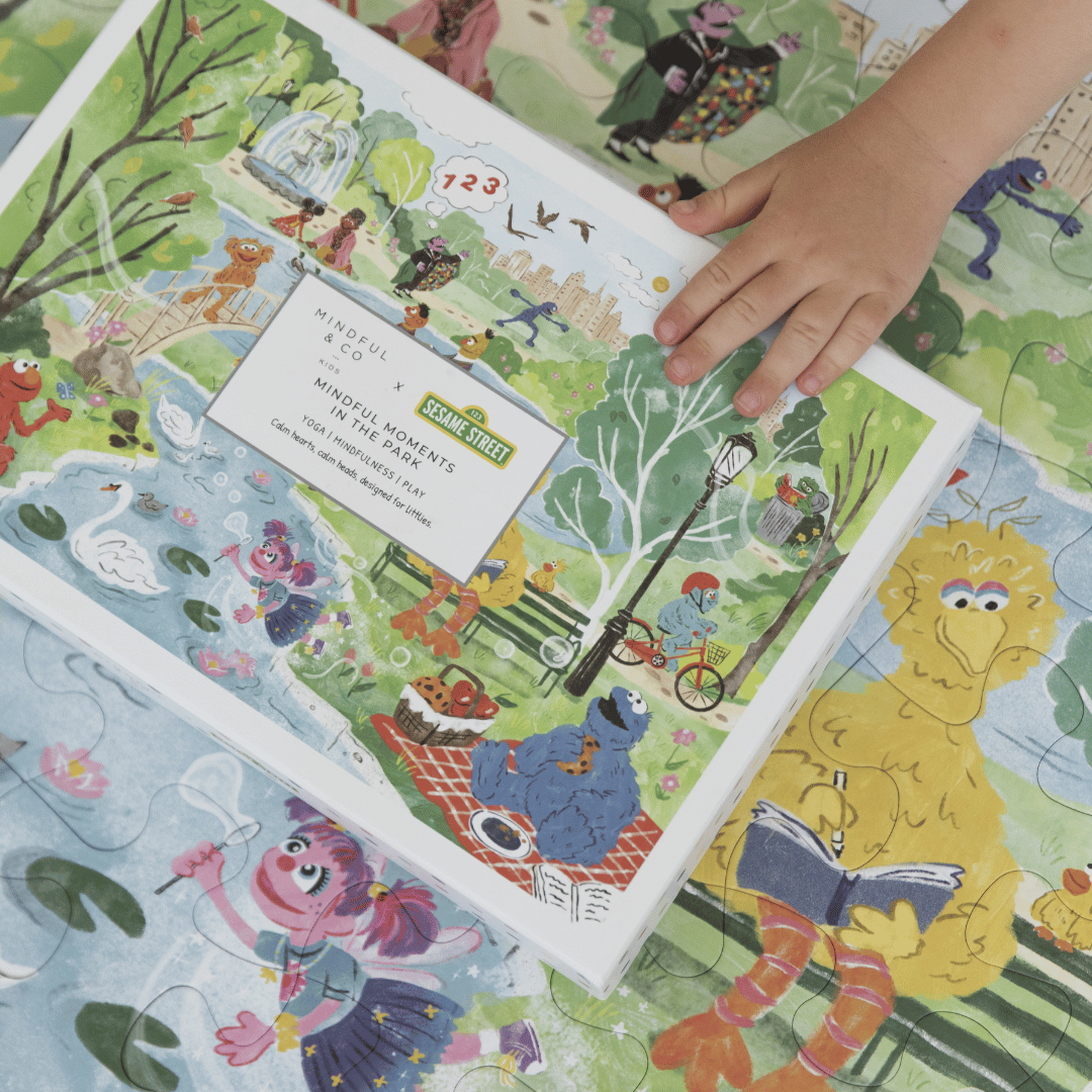 Mindful & Co Kids Mindful Moments Sesame Street Floor Puzzle