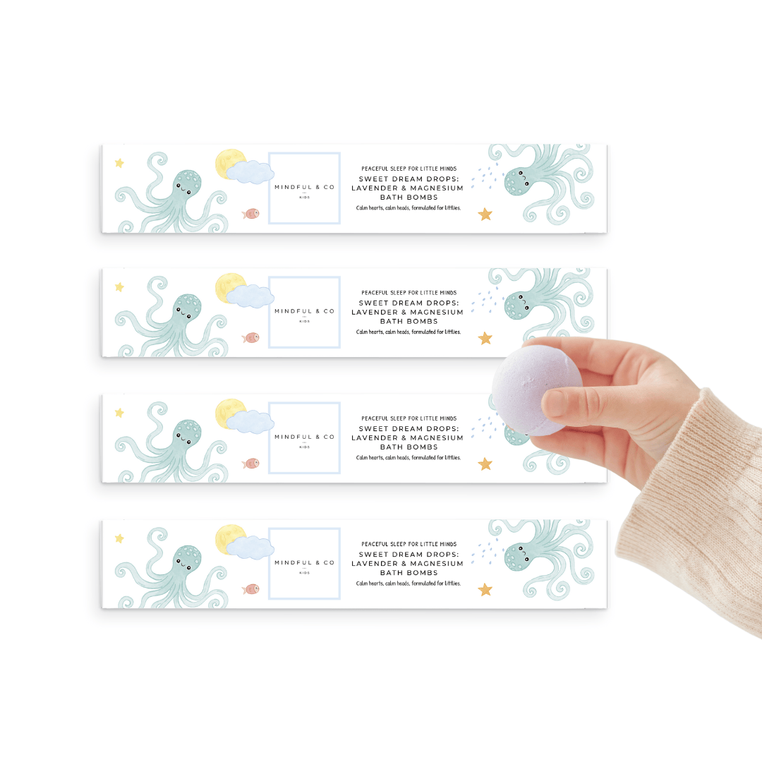Mindful & Co Kids Sweet Dream Drops Bath Bombs