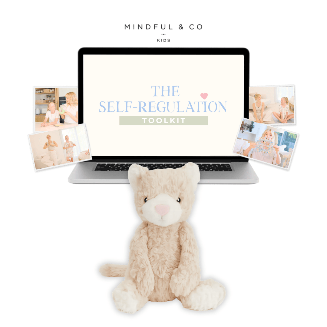 Mindful & Co Kids Weighted Buddy + Self-Regulation Toolkit