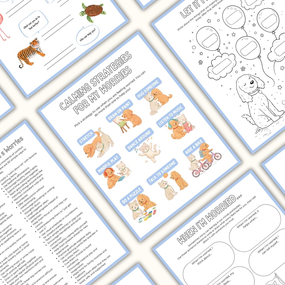 Mindful & Co Kids Worry & Anxiety Kit (Printable) thumbnail 4