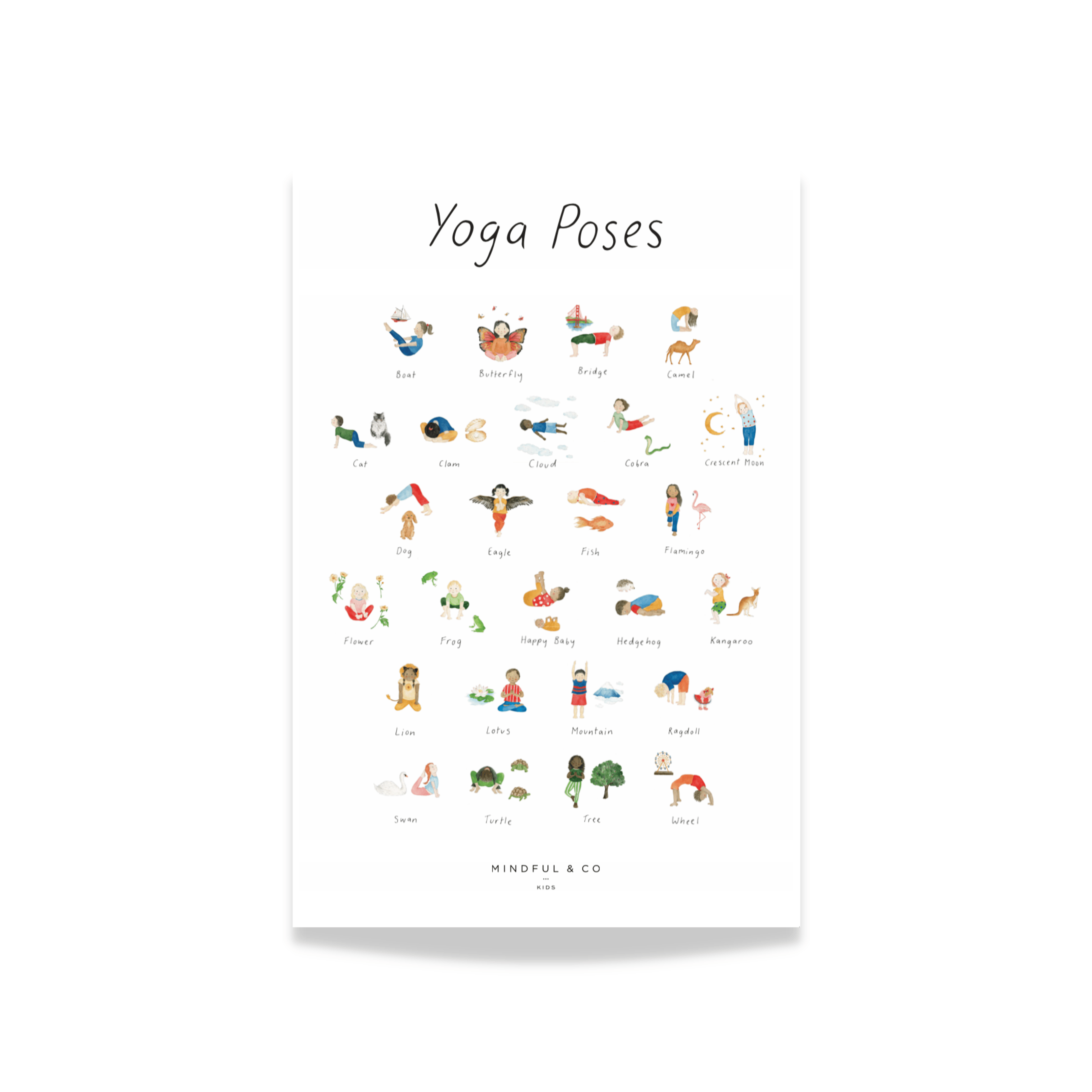 Mindful & Co Kids Yoga Poses Print thumbnail 5