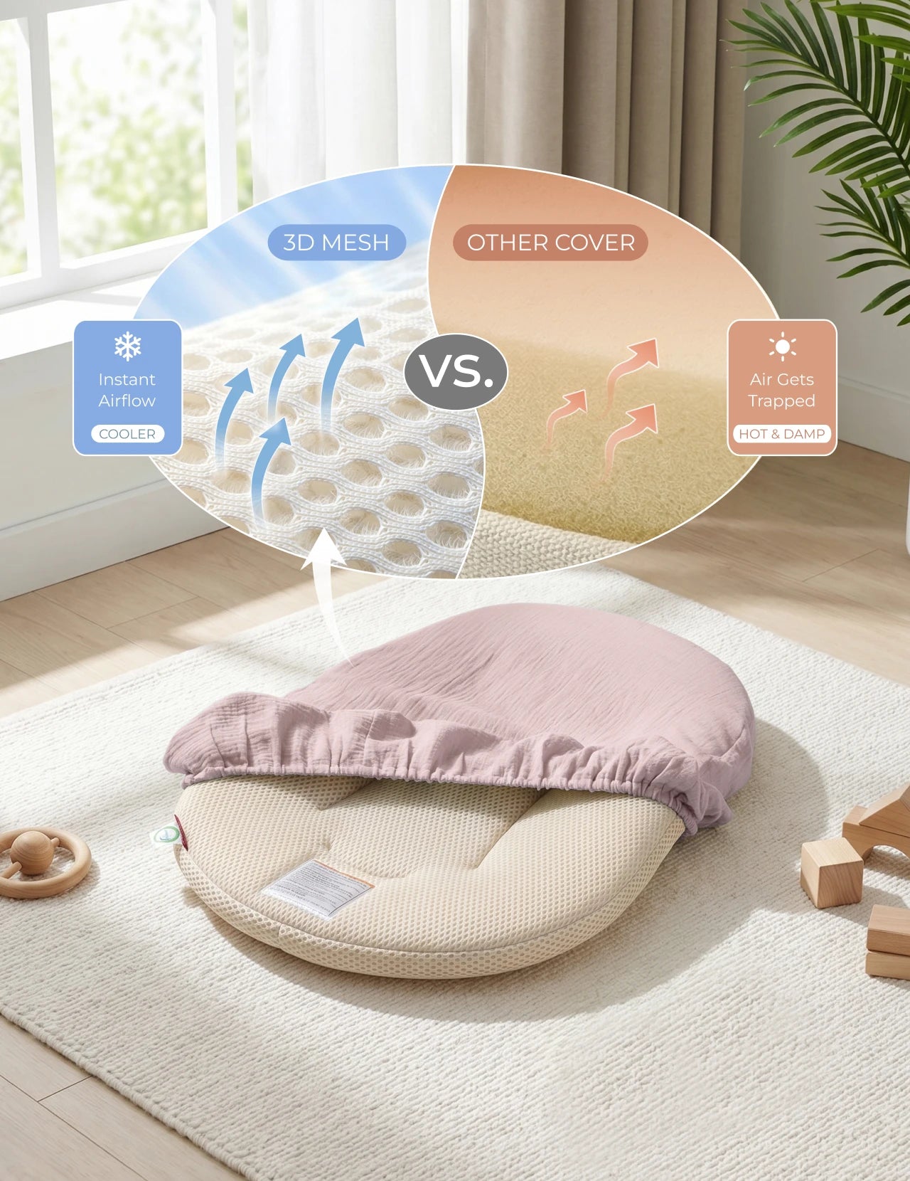 Momcozy Baby Lounger thumbnail 3