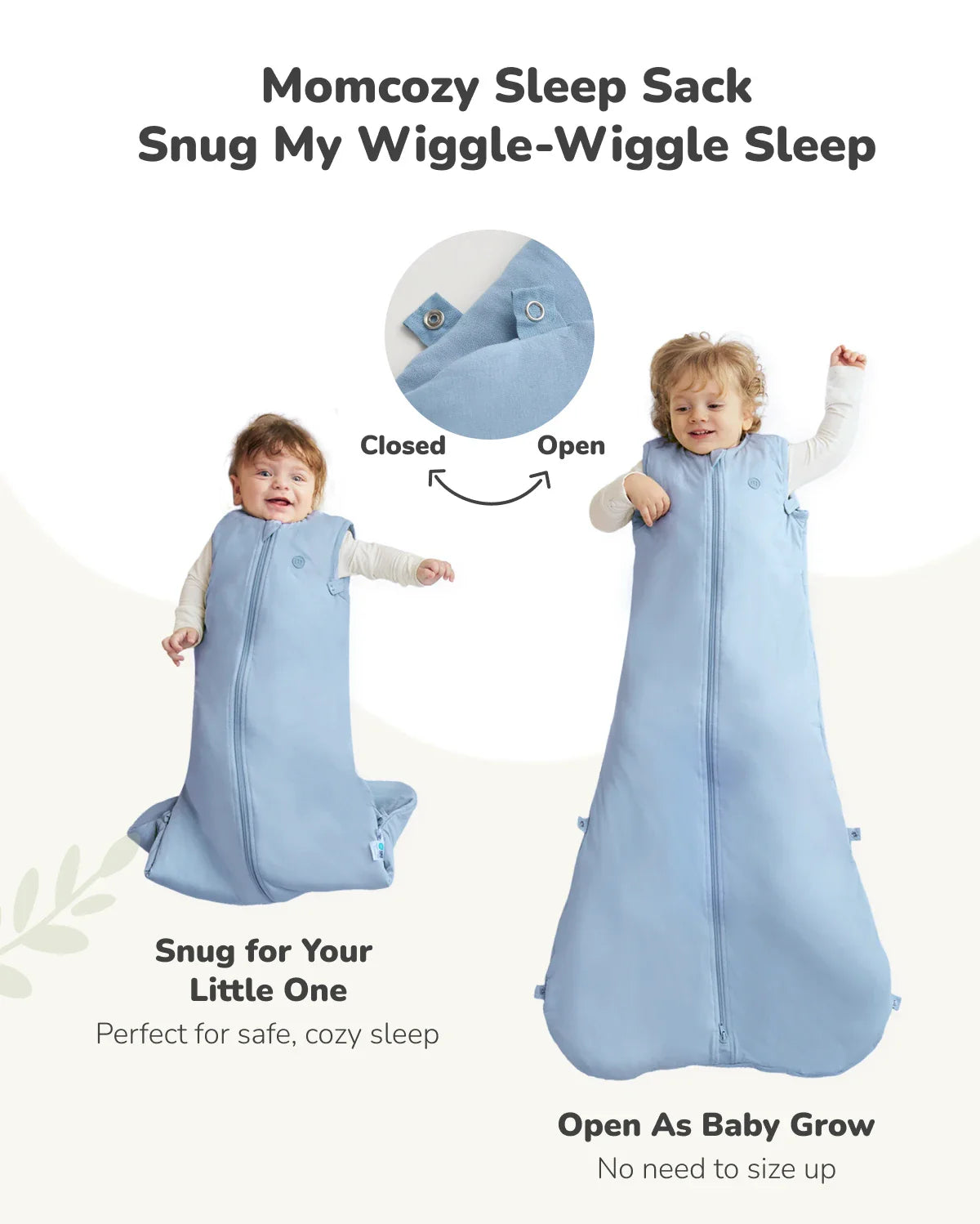 Momcozy Baby Sleep Sack 1.5 TOG thumbnail 4