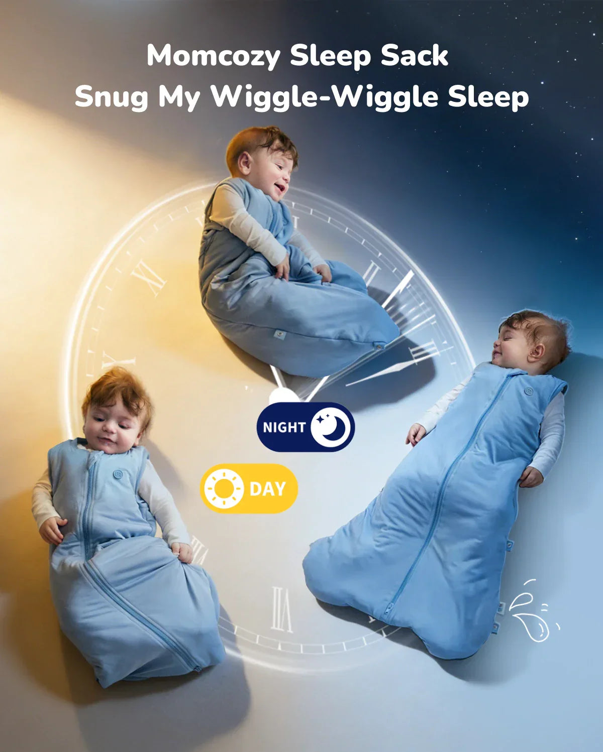 Momcozy Baby Sleep Sack 1.5 TOG thumbnail 3