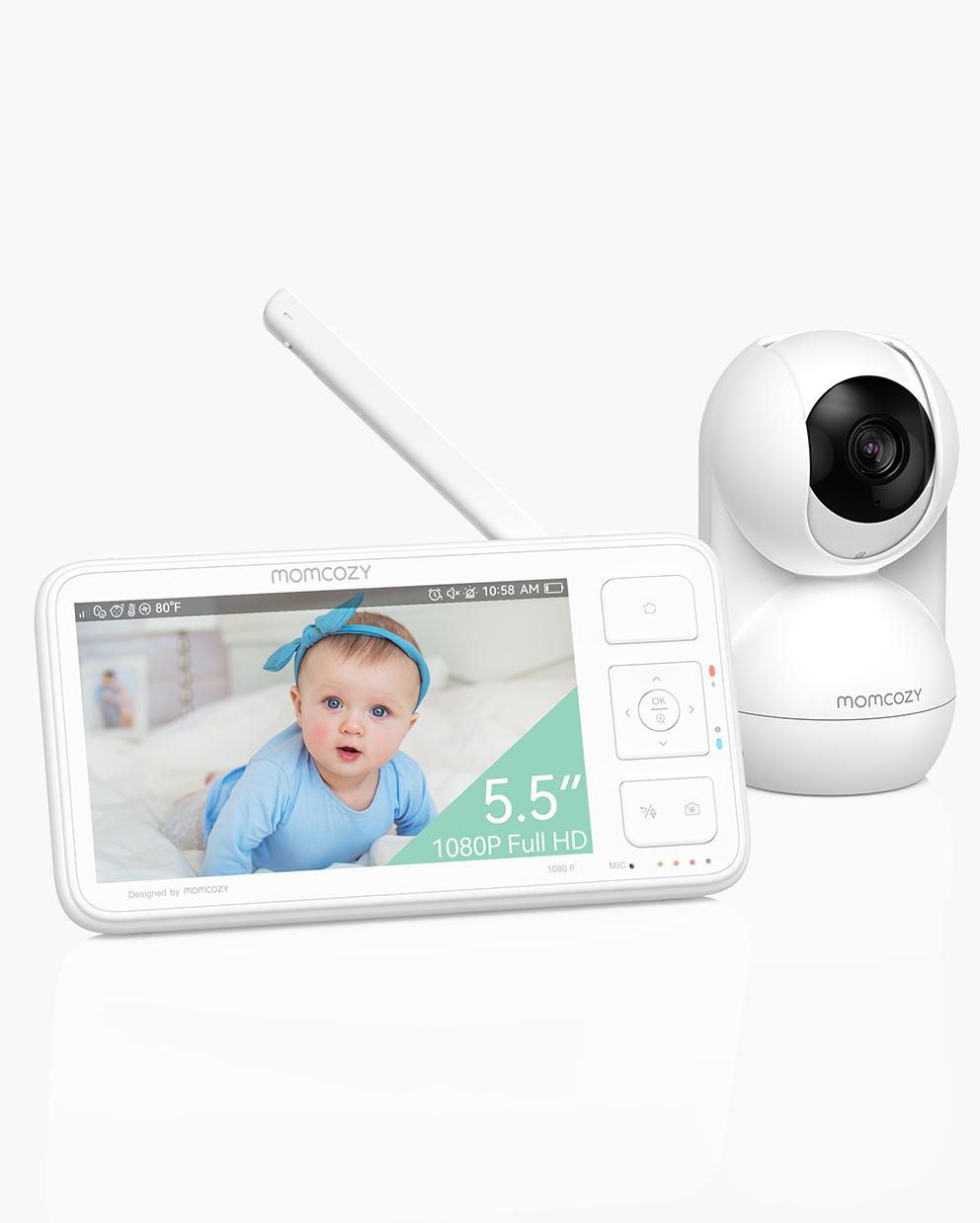 Momcozy 5.5-inch Full HD Video Baby Monitor (BM03) thumbnail 8