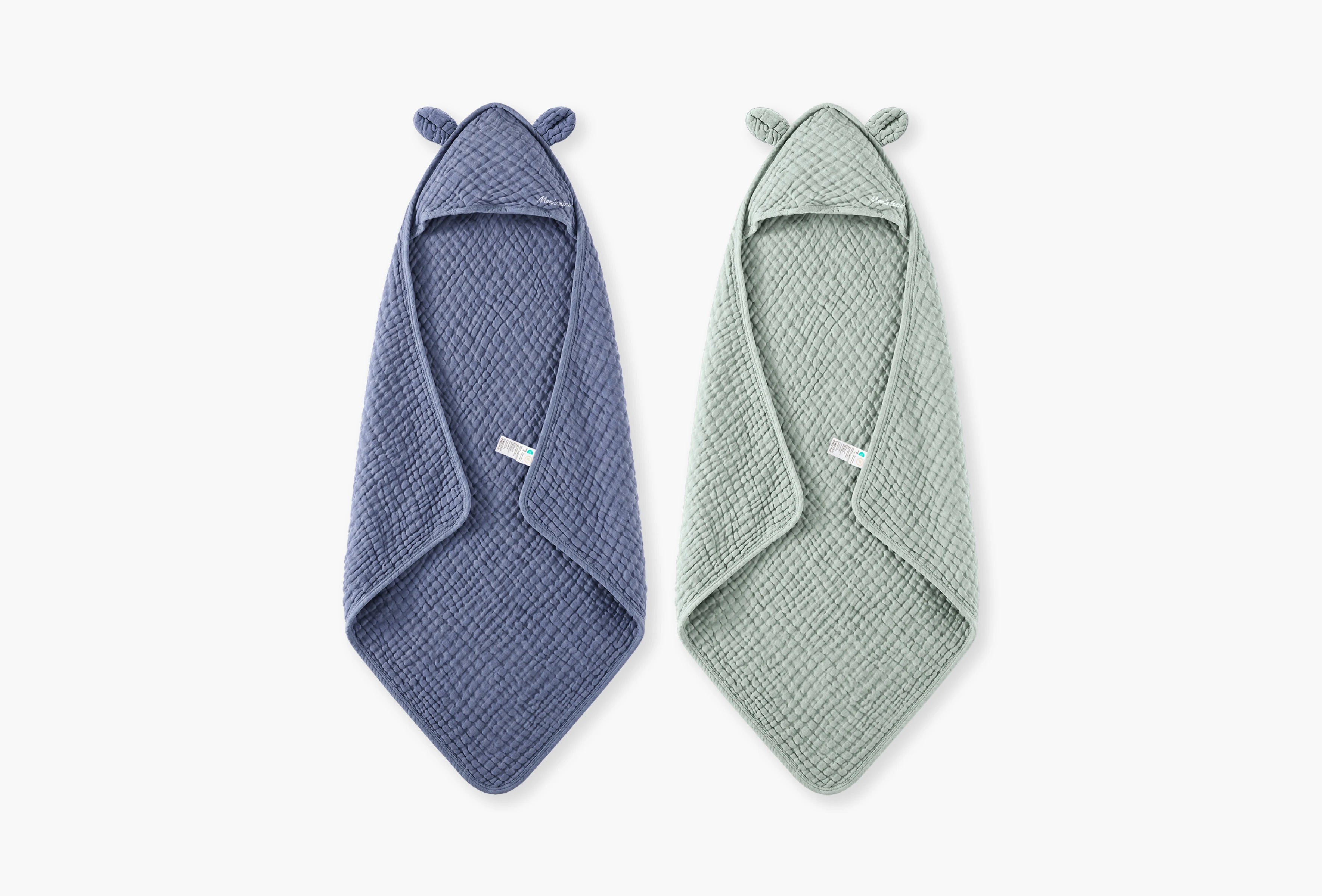 Momcozy Cotton Muslin Hooded Baby Towel