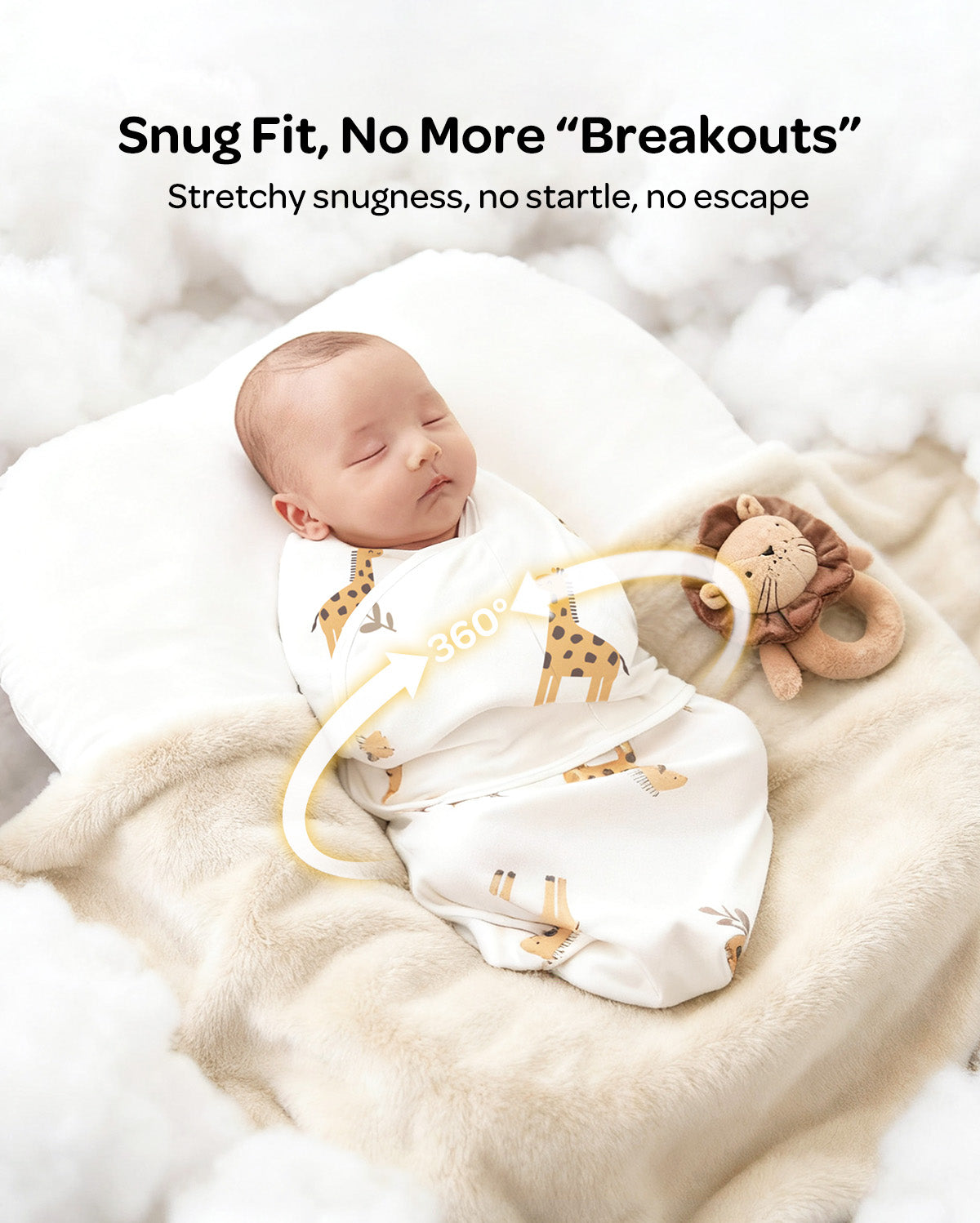 Momcozy Easy Swaddle Wrap thumbnail 3