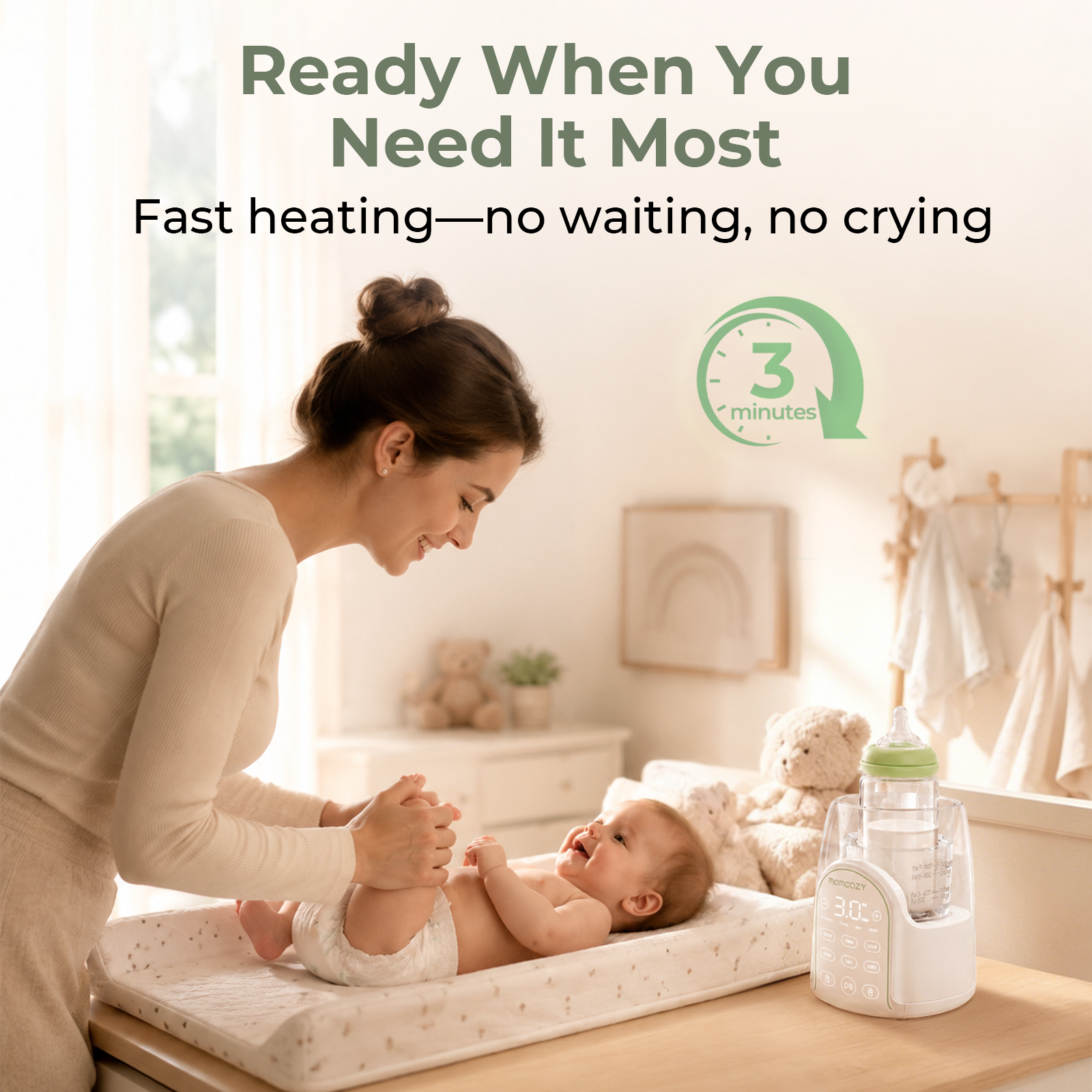 Momcozy Night Pro Baby Bottle Warmer thumbnail 5