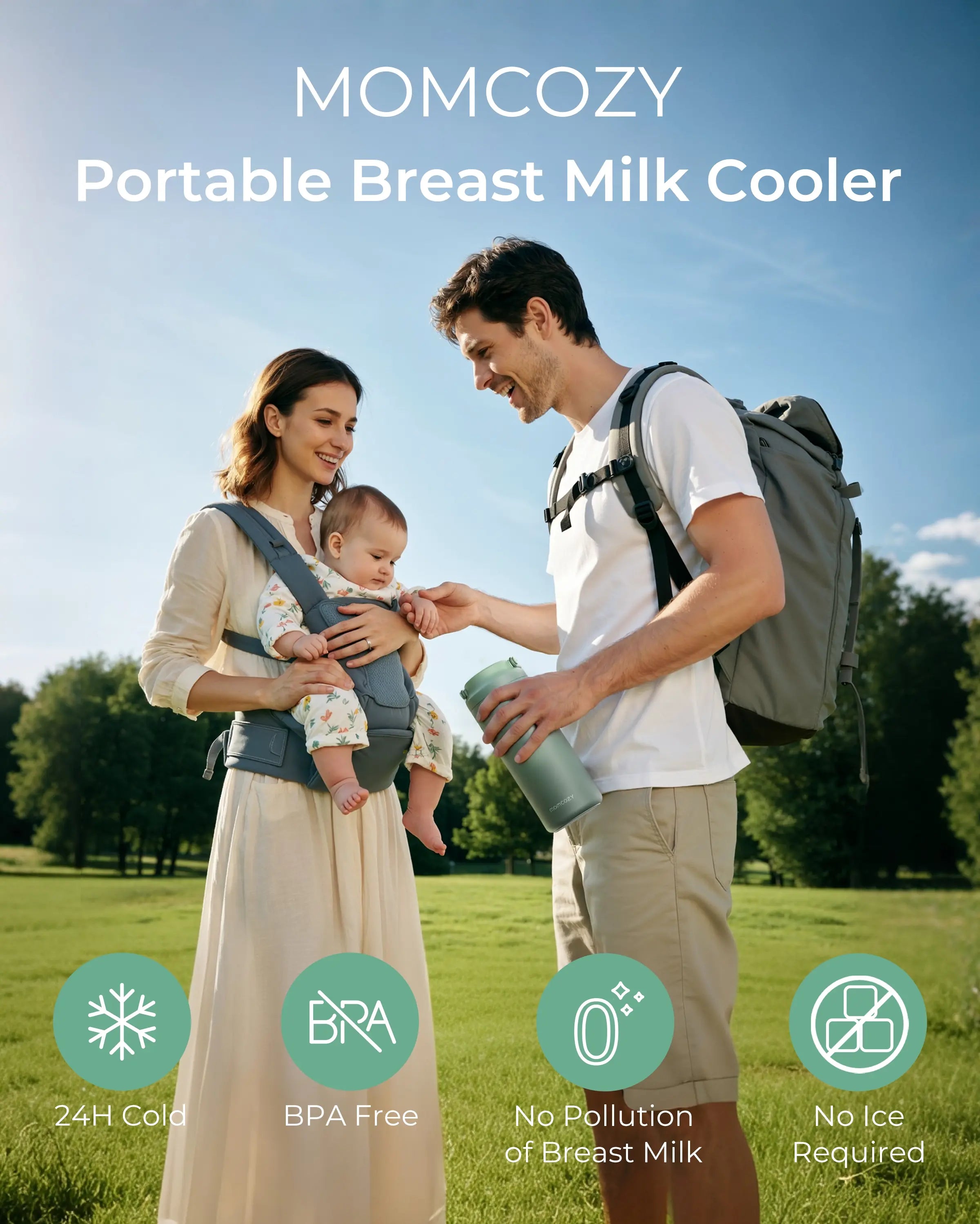 Momcozy Portable Lightweight Baby Carrier thumbnail 7
