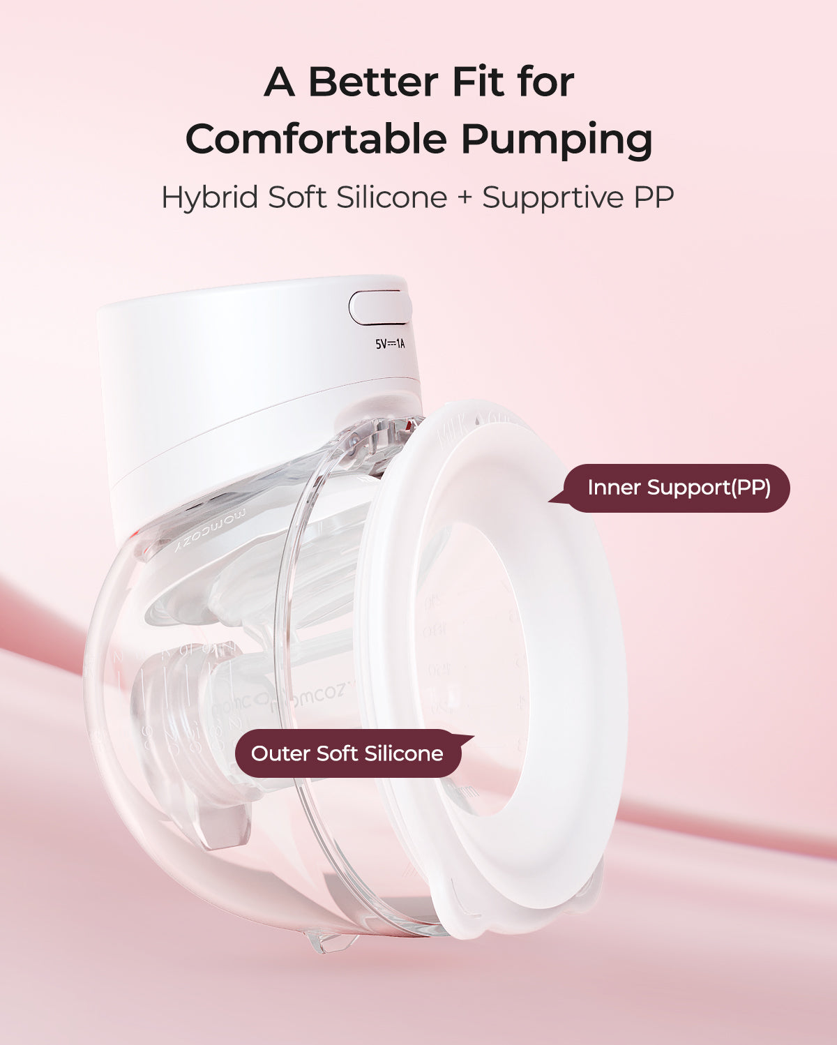 Momcozy S12 Pro Quick Wearable Breast Pump thumbnail 4