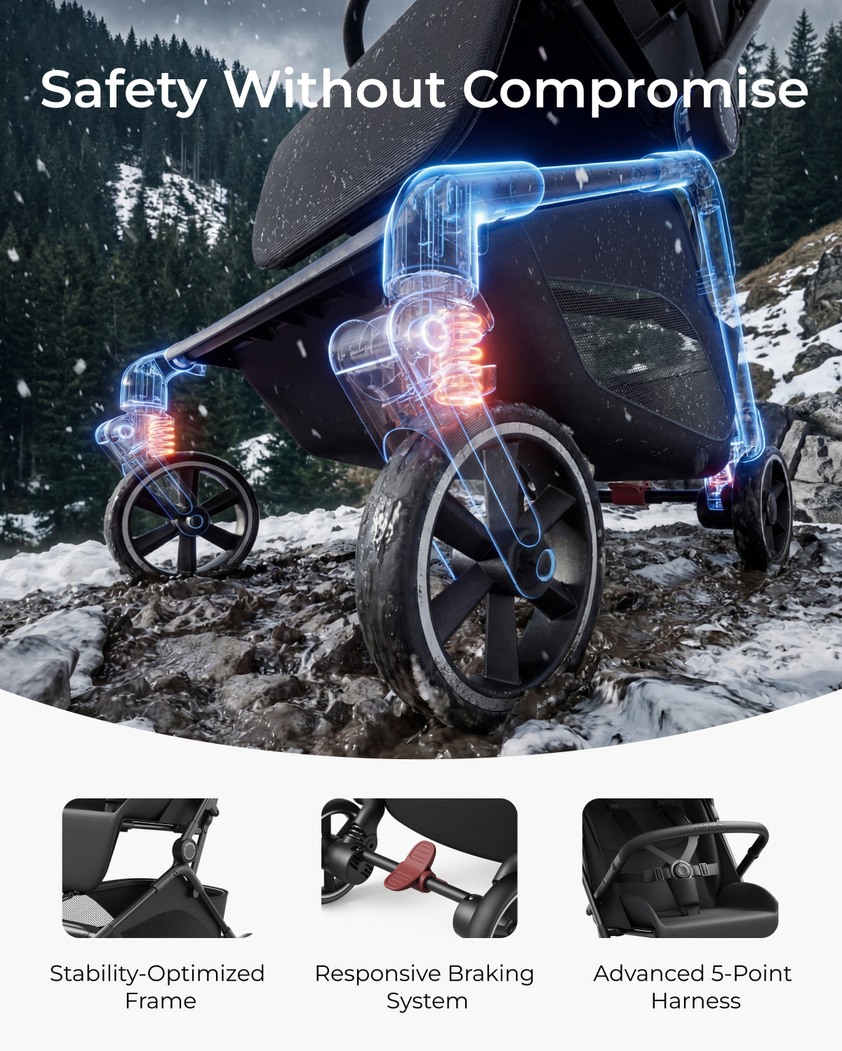 Momcozy Tuckgo Travel Stroller thumbnail 2