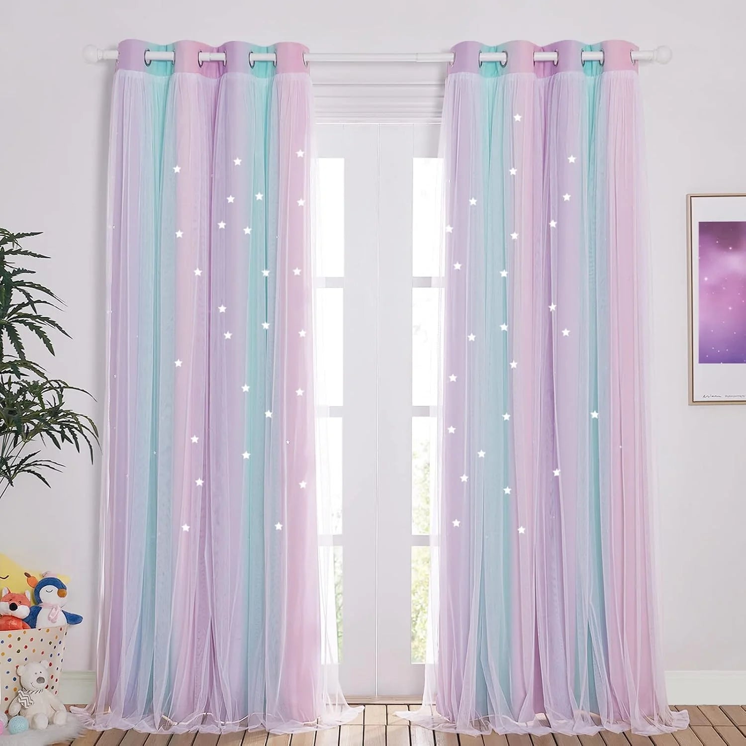 NICETOWN Blackout Curtains for Nursery thumbnail 8