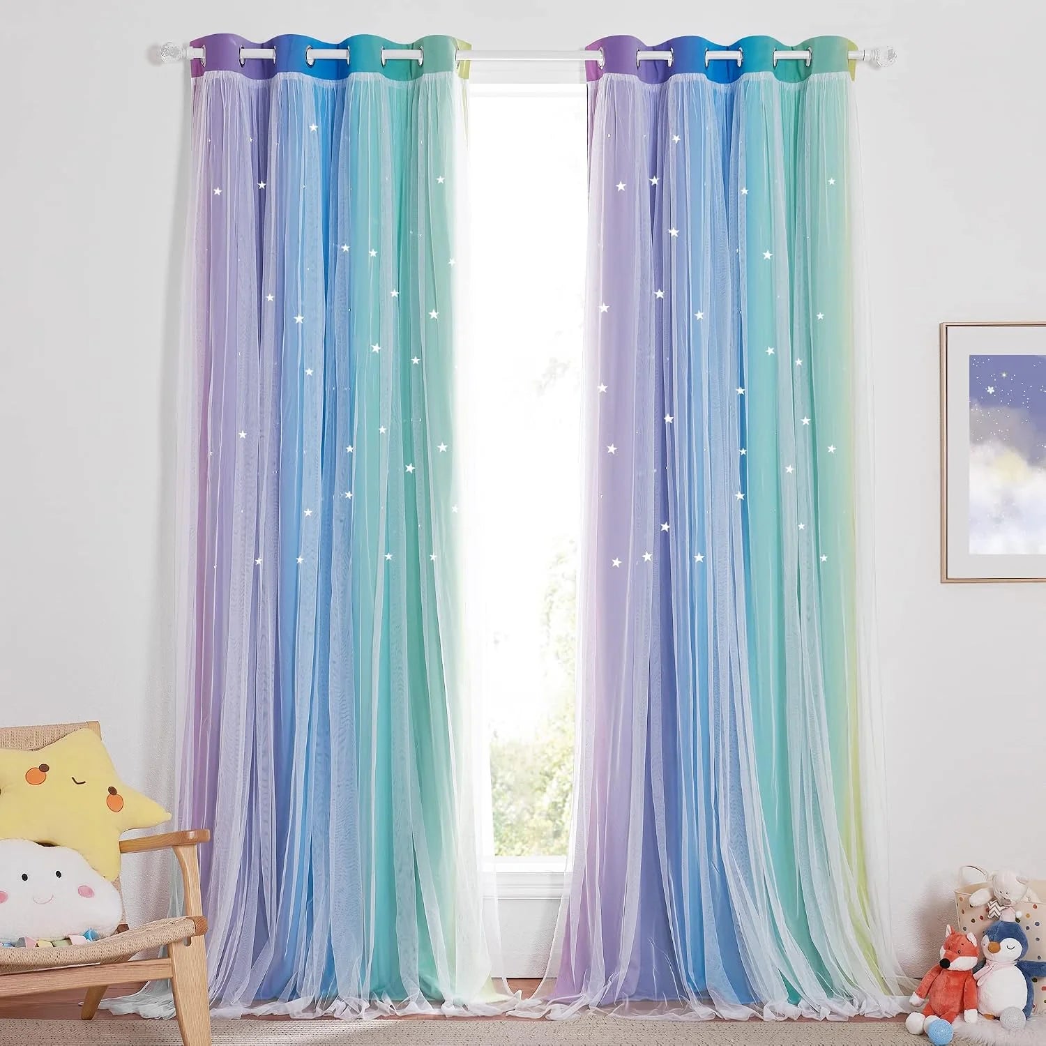NICETOWN Blackout Curtains for Nursery thumbnail 6
